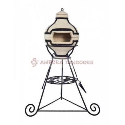 мароканский гриль (решетка из нерж.стали d33,5см и стойка-подставка в комплекте)