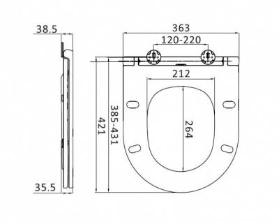 сиденье д/унитаза spirit микролифт c707857wh slim