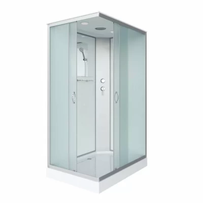 душ.каб. ng-43185-14q (1100х800х2150) низкий поддон(13см) стекло матовое