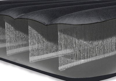 надувной матрас pillow rest classic fiber-tech, 152 х 203 х 25 см, c встроенным насосом