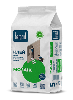 клей для мозаики bergauf mosaik (c2 te) 5кг