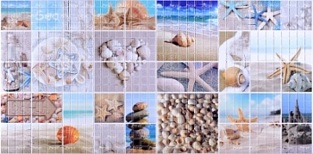 панель пвх 0,3 мозаика "морской берег" 4620772253716