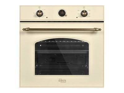 дух. шкаф элект. oasis d-mer(v) эмаль, беж./бронза, мех. таймер, 2стекла, реш+прот