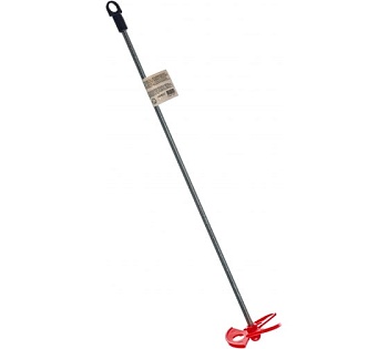 миксер для красок, 60 х 6 х 350 мм, цилиндрический хвостовик