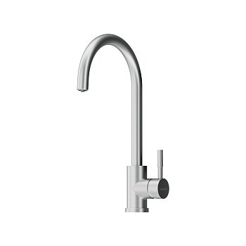 смеситель для кухни merkur dx710730000 однорычажный с каналом для питьевой воды цвет никель