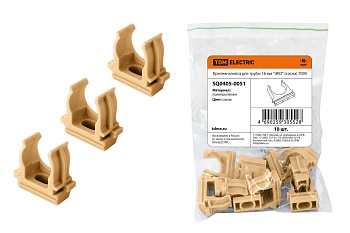 крепеж-клипса для трубы 16мм эко(сосна) tdm sq0405-0051