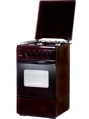 плита газовая лада nova 4-х комф. rg 24044 b 50см корич.