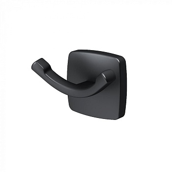 a9035622 gem, двойной крючок для полотенец am.pm черный