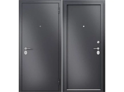 дверь мет. family eco mm ( графит букле, графит букле, steel, 2050, 960 левая )