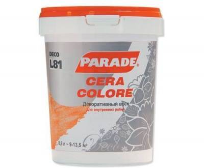 декор.воск parade l81 cera colore, бесцветный 0,9л.(6шт) распродажа