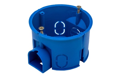 подрозетник с кабель-каналом для сплошных стен (d=68мм, h=45мм, ip 30),негорючий, пв-0