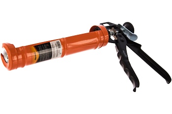 пистолет для герметика, 310 мл, "полуоткрытый", круглый шток 8 мм, heavy duty// sparta