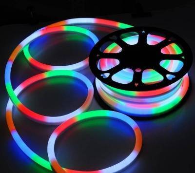 лента "гибкий неон" gls-5050-80-10-220-nl-ip67-rgb мульти (катушка 50м) тм general распродажа