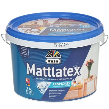краска "dufa" вд mattlatex rd100 база3 2,5л