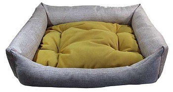 лежак люкс (флок) №5 olive