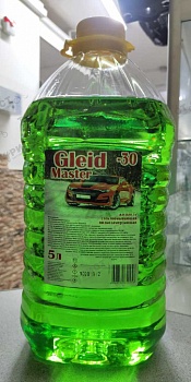 стеклоомывающая жидкость -20с цвет зеленый gleid master