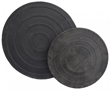 крышка колодца d575 (575/500) мм (цвет: черный)