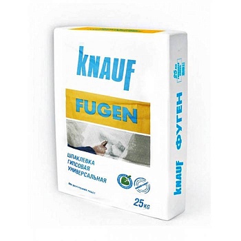 шпаклёвка гипсовая knauf фуген 25кг (40шт/под)