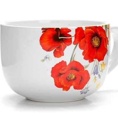 26366 кружка 350мл маки lr (х36)