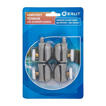 ролики 25 мм эксцентрик одинар комп на дверь er блистер