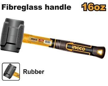 киянка 450 г ingco hruh8816