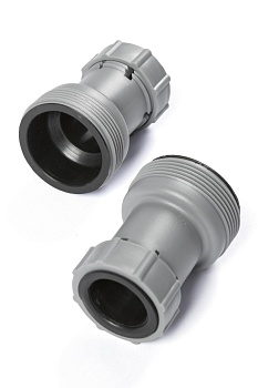 комплект переходников (2шт) для шлангов 32мм на 38мм, уп.12 58236 bw, bestway,