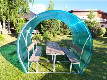 каркас беседки "пион" (террасная доска)