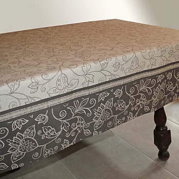 клеенка alba 140 см уни серо-беж.