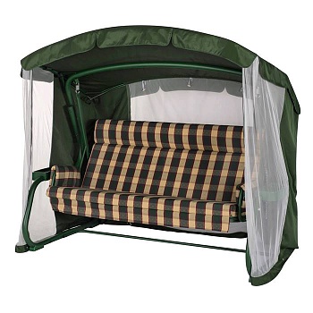 качели садовые "мерида премиум", цвет зеленый / артикул a29g.334