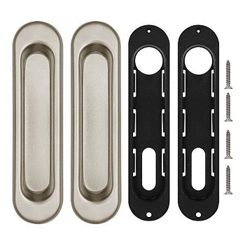 ручки для раздвижных дверей soft line sl-010 sn