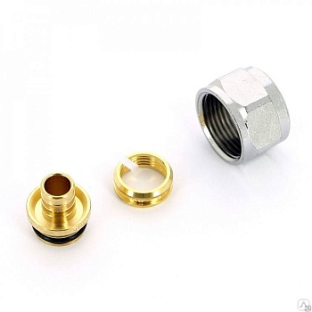 концовка с накидной гайкой для pex 16(2,2)-3/4 tim