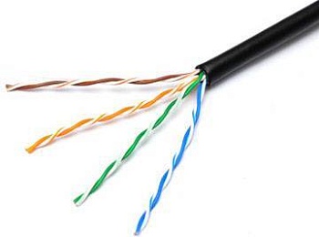 кабель utp 4*2*0,5 внутренний cu median awg 24 cat.5e