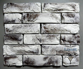 камень кирпич «венеция» №1 белый кv-01b в уп. 0,5 м2