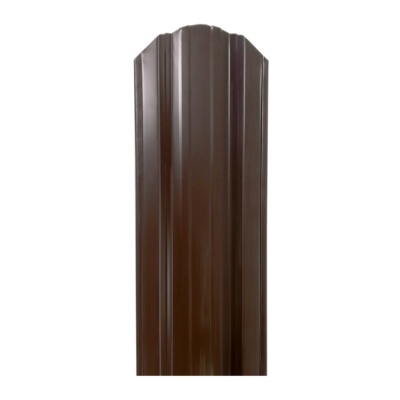 евроштакетник п-обр 1,8 м кор двухстор. 109 (0,35мм)