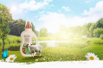 кондиционер для белья "bio-soft" (мандарин) концентрат 1 л (1/6) biomio