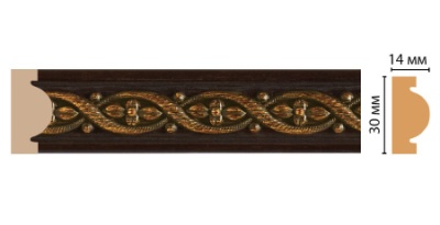 молдинг 157 цвет 1 (30*14*2400мм)