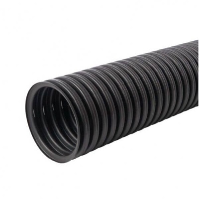 труба гофрированная одностенная n пнд d110 (50м) sn4 с муфтой<br/> (50 м) (кратно 5м)