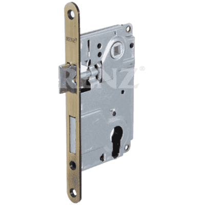 замок renz 1 ригель и защ., с подш., хром бл. lbb 8550-2/1 cp распродажа
