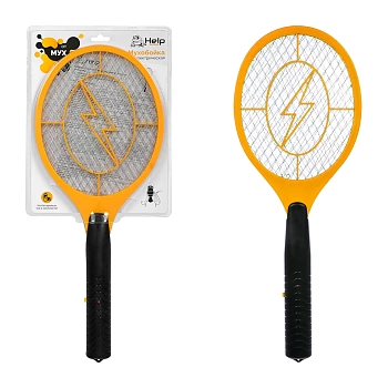 мухобойка электрическая на батарейках 19*47.5 см /24 help