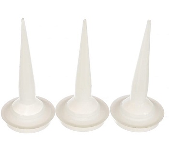 сменные сопла к пистолету для герметиков, 3 шт сибртех