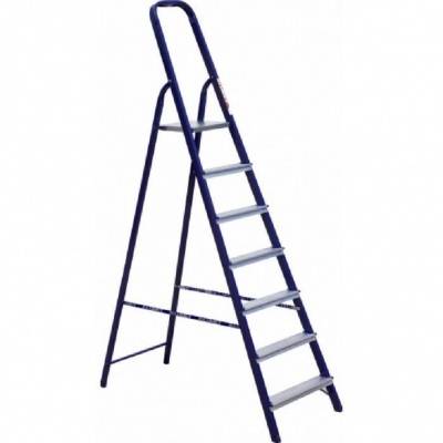 стремянка 7 ступ. (145/350см) (комбо. сталь/алюм)