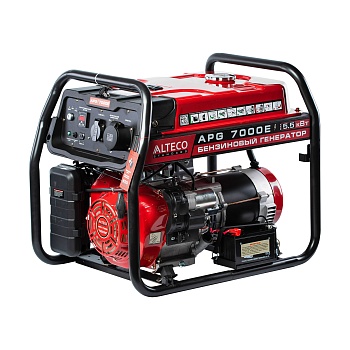 генератор бензиновый генератор apg 7000e (n) alteco standard бензин, 220 в., 5квт.