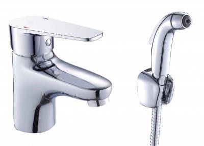 смеситель для раковины otto m22-022cr однорычажный с гигиеническим душем цвет хром