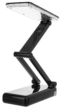 настольный светильник эра nled-426-3w-bk черный