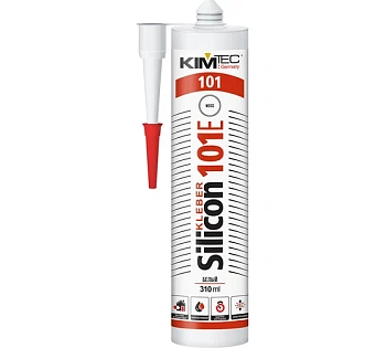 герметик kim tec 101e силикон 280 мл белый (уп. 20)