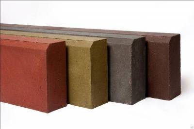 бордюр "поребрик" 500*210*35 (9шт/1м2), цвет серый