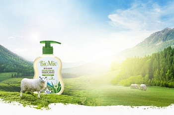 жидкое мыло "bio-soap" (алоэ) 300 мл (1/12) biomio