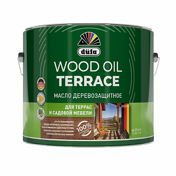 масло "dufa" wood oil terraсe дуб 0,9л