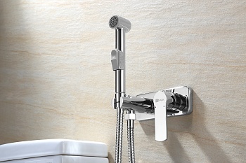 гигиенический душ lemark plus grace lm1519c со смесителем, с внутренней частью