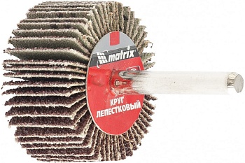 круг лепестковый для дрели, 40 х 20 х 6 мм, p 100